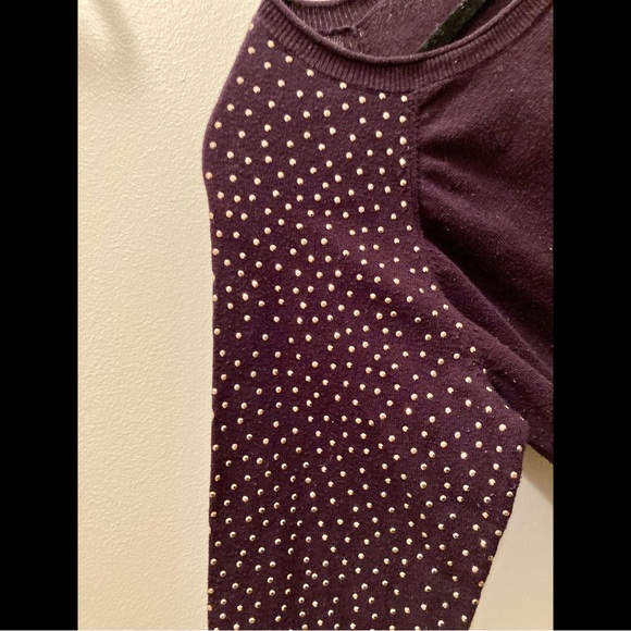 Apt. 9 Rhinestone Sleeve Sweater - Picture 4 of 8